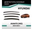Дефлекторы окон DEFLY Hyundai Avante (MD), 2010-2015 VHy005Avante 2