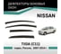 Дефлекторы окон DEFLY Nissan Tiida (C11), 2007-2014, седан, Россия VN005 2