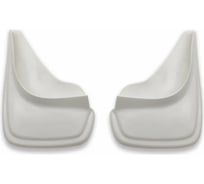 Брызговики универсальные DEFLY белые, серия "PSA", комплект D00023-2