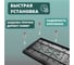 Рамка для номера автомобиля DEFLY квадратная с защелкой, пластиковая, черная, 2 шт D115/5-b-2 6