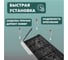 Рамка для номера автомобиля DEFLY с защелкой, пластиковая, черная D112/3-STD-b 6