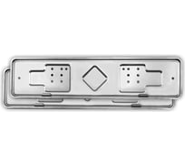 Рамка для номера автомобиля DEFLY из нержавеющей стали DAB-027 33880675