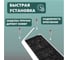 Рамка для номера автомобиля DEFLY с защелкой, пластиковая, белая D112/3-STD-w 6