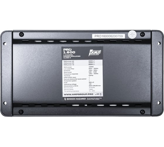 Усилитель AMP PRO 1.600(8) В0000036174