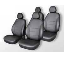 Чехлы на сиденья DEFLY Honda Freed, 2008-2016, 4 места, капитанские кресла, экокожа черная Hon10-5-2K