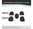 Чехлы на сиденья DEFLY Toyota RAV4 (XA30), 2005-2013, экокожа черная Ty7-2K 5
