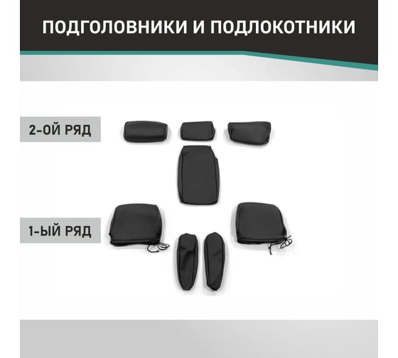 Чехлы на сиденья DEFLY Lexus RX300, 2000-2003, экокожа черная Lx4-2K