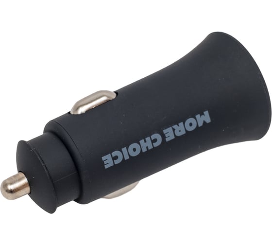 Автомобильное зарядное устройство More Choice 2USB 2.4A для micro USB AC23m Black