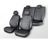 Чехлы на сиденья DEFLY Renault Kaptur, 2016-2022, экокожа черная Rn9-2K