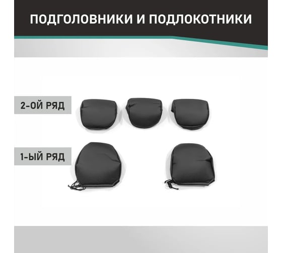 Чехлы на сиденья DEFLY Nissan Note (E12), 2012-2020, экокожа черная Nis13-2K