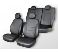 Чехлы на сиденья DEFLY Lexus GX470, 2002-2009, 5 мест, экокожа черная Lx6-5-2K