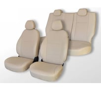 Чехлы на сиденья DEFLY Lexus LX470, 1998-2007, 5 мест, экокожа бежевая Lx2-5-6K