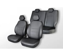 Чехлы на сиденья DEFLY Mazda 3/Axela, 2003-2009, экокожа черная Ma1-2K