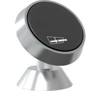 Автомобильный держатель для мобильного телефона магнитный More Choice C02 Silver