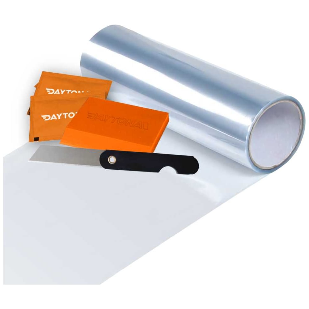 Прозрачная антигравийная ПВХ пленка Daytona для защиты оптики от сколов ...