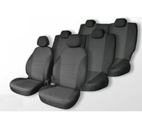 Чехлы на сиденья DEFLY Toyota Land Cruiser (J200), 2007-2015, спинка 2 ряда 40/20/40, 7 мест, экокожа черная Ty40/7-2K