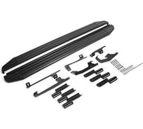 Порог-площадка Rival Premium-Black A180ALB + комплект крепежа,  Haval Jolion 2021- A180ALB.9404.1