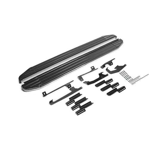 Порог-площадка Rival Premium A180ALP + комплект крепежа,  Haval Jolion 2021- A180ALP.9404.1