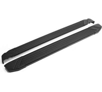 Порог-площадка Rival Black F180ALB + комплект крепежа, Kia Sportage 2021- F180ALB.2313.1