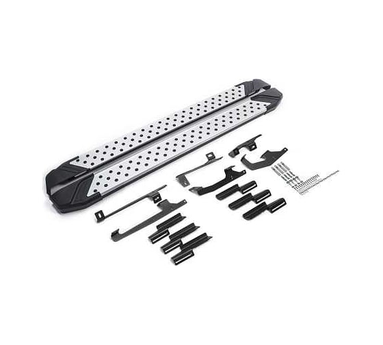 Порог-площадка Rival Bmw-Style D180AL + комплект крепежа, Haval Jolion 2021- D180AL.9404.1 1