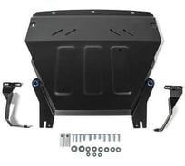 Защита картера Rival КПП + комплект крепежа, Сталь, Ford Ecosport 2018-, V - 1.5; 2.0 111.1870.1
