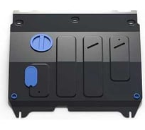 Защита картера Rival КПП, крепеж Сталь, Chevrolet Spark 2010-2016,V - 1.0; АКПП/Ravon R2 2016-,V - 1.2/Chevrolet Spark 2020-,V - 1.0; АКПП 111.1028.1
