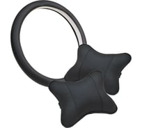 Комплект A2DM оплетка М размер с подушками 2 шт., гладкая черный 702160