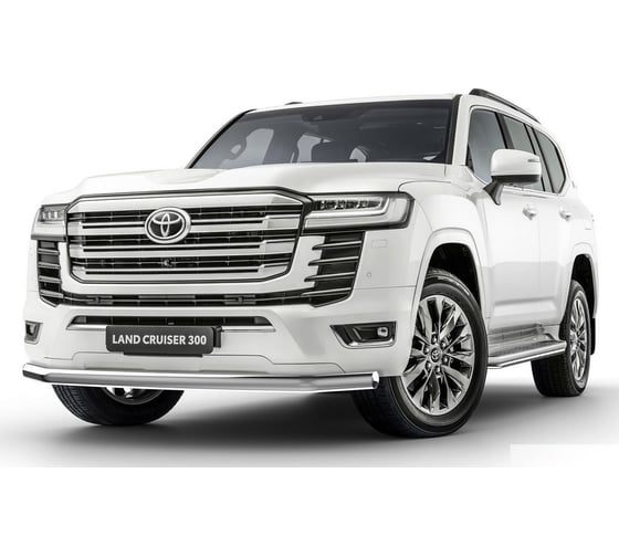 Защита переднего бампера Rival d76 + комплект крепежа, Toyota Land Cruiser 300 R.5727.002 1