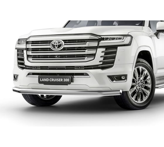 Защита переднего бампера Rival d76 + комплект крепежа, Toyota Land Cruiser 300 R.5727.002