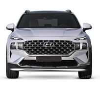 Защита переднего бампера Rival d57 + комплект крепежа, Hyundai Santa Fe (2021- ) R.2313.001