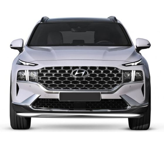 Защита переднего бампера Rival d57 + комплект крепежа, Hyundai Santa Fe (2021- ) R.2313.001 1