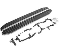 Порог-площадка Rival "Premium" A193ALP + комплект крепежа, Mazda CX-9 2017- A193ALP.3803.2