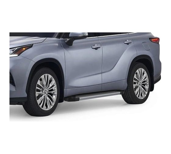 Порог-площадка Rival "Silver" F180AL + комплект крепежа, Toyota Highlander 2020- F180AL.5711.1