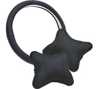 Комплект A2DM оплетка М размер с подушками 2 шт., комб. перфорация черн.-глад.черный 716160