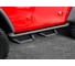 Силовые пороги со ступеньками Rival Jeep Wrangler JL 2018-, сталь, с крепежом, 2D.2757.1 2