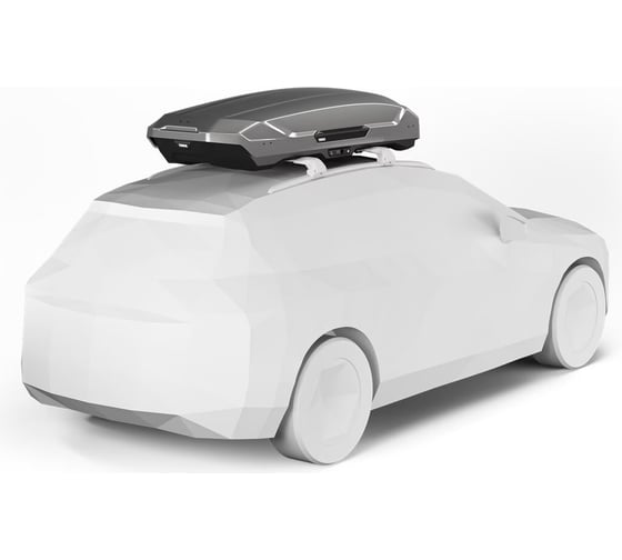 Бокс Thule Motion 3 XL, 215x89x43 см, титановый глянцевый, 500 л 639801