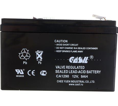 Аккумуляторная батарея CASIL CA1290 12 В, 9 Ач, F2 10601038