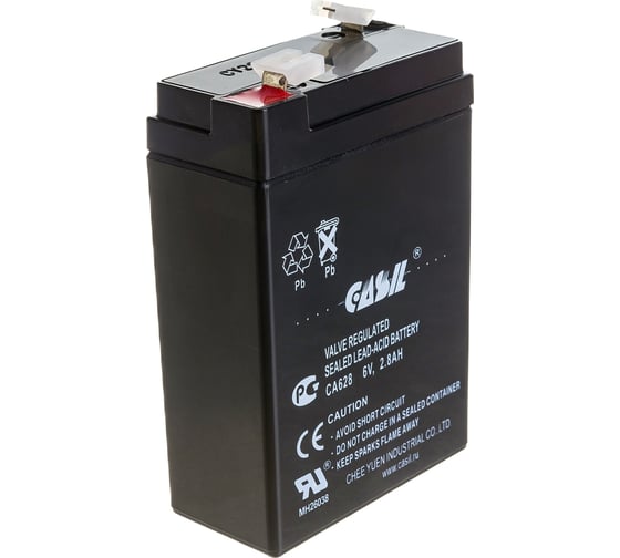 Аккумуляторная батарея CASIL CA628 6 В, 2.8 Ач 10601007