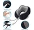 Подушка для путешествий RoadLike Travel Kit Velvet с эффектом памяти, черная 292242 3