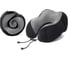 Подушка для путешествий RoadLike Travel Kit Velvet с эффектом памяти, черная 292242 5