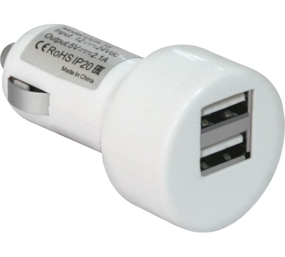 Автомобильный адаптер DEFENDER UCA-15 2 USB-порта, 5 В, 2 А 83562 1