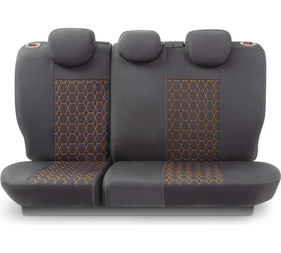 Авточехлы AUTOPROFI VERONA чёрный/оранжевый VER-1505 BK/ORANGE