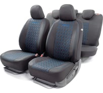 Авточехлы AUTOPROFI VERONA чёрный/синий VER-1505 BK/BL