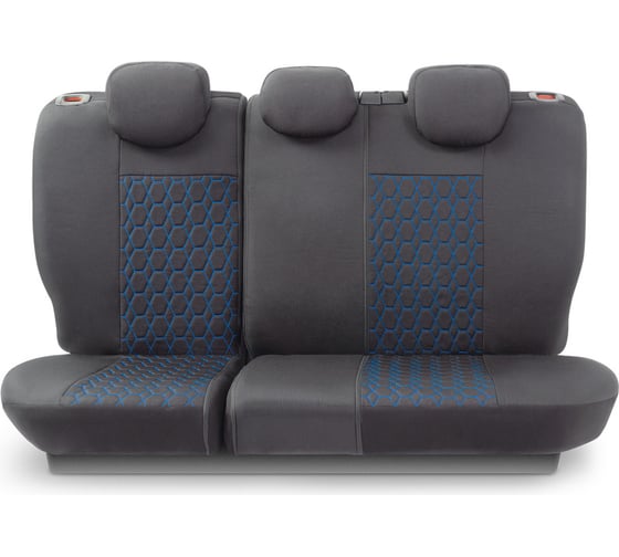 Авточехлы AUTOPROFI VERONA чёрный/синий VER-1505 BK/BL