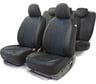 Авточехлы AUTOPROFI ALCANTARA чёрный/синий ALC-1505 BK/BL