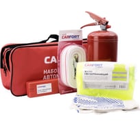 Автомобильный набор Carfort Огн.2кг., Строп.5т, Знак, Перч, Жилет 67592