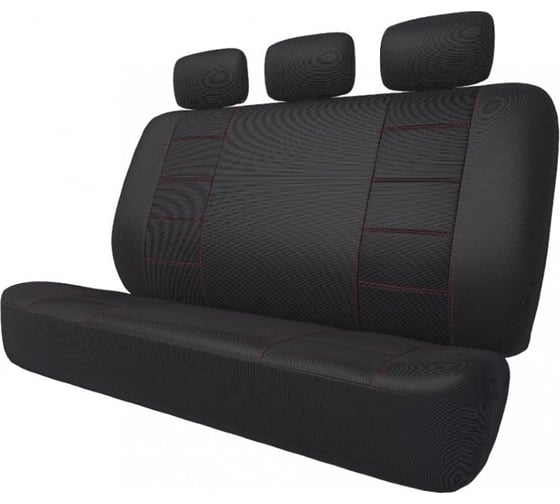 Чехлы Carfort NeoClassic комплект для заднего дивана, черный, 5 предметов 50362
