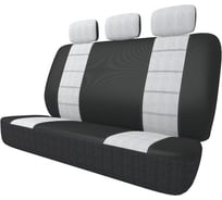 Чехлы Carfort NeoClassic комплект для заднего дивана, серый, 5 предметов 48407