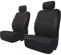 Чехлы Carfort NeoClassic комплект для передних кресел, черный, 10 предметов 50361