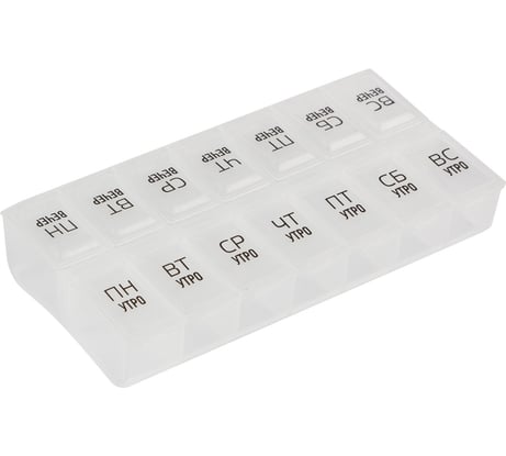 Таблетница Ecos 14 секций 007751